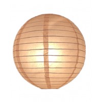 8" Paper Lantern Pink Blush Regular Wire 